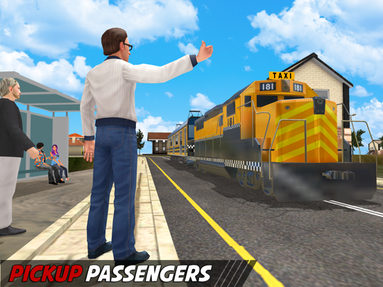 Screenshot #6 pour Hilly Train Taxi Adventure