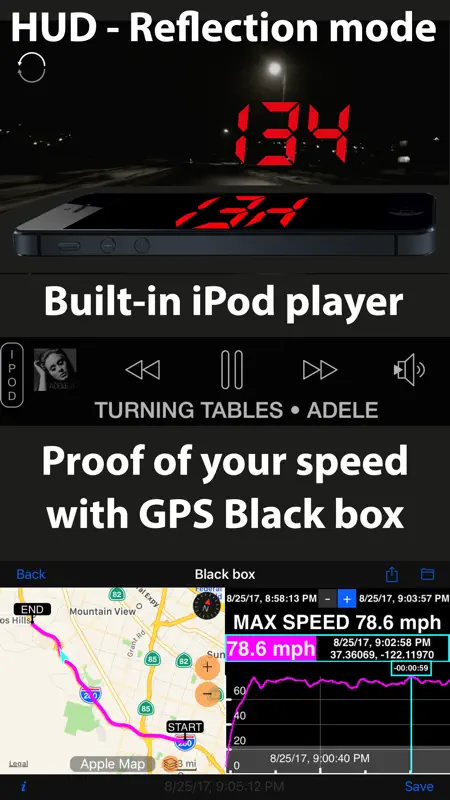 Speedometer 55 Start. GPS Box. screenshot 2 of 10