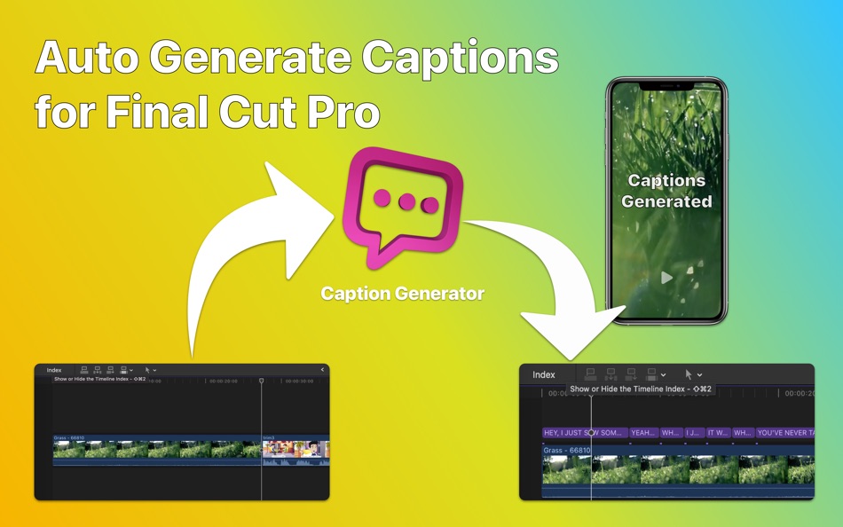 Caption Generator for FinalCut - 1.5.2 - (macOS)