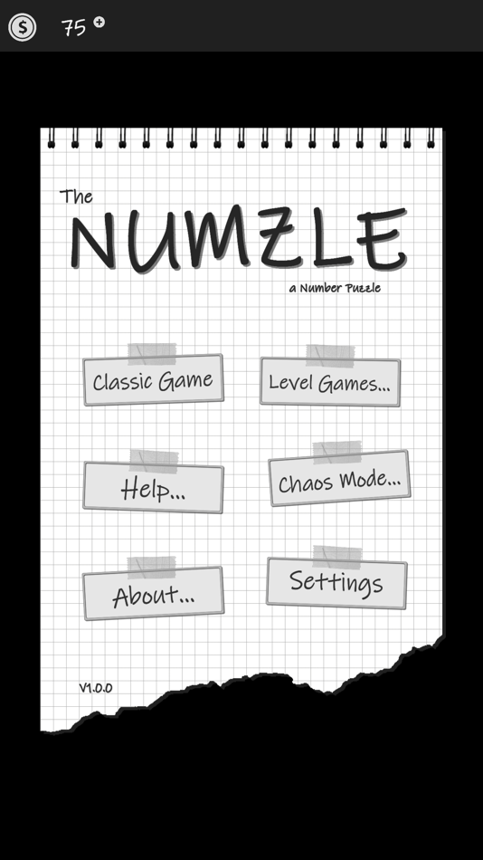 #1. The Numzle (iOS) 由: Oliver Bohnes