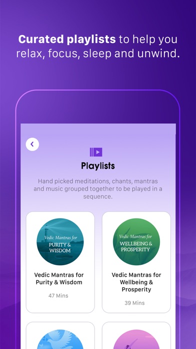 Sattva Meditations & Mantras Screenshot