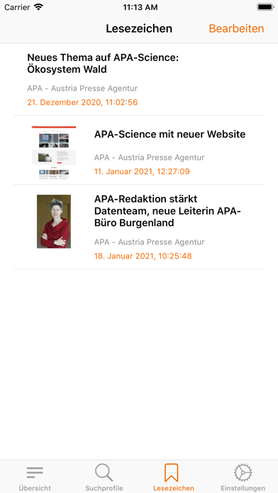 APA-OTS Screenshot