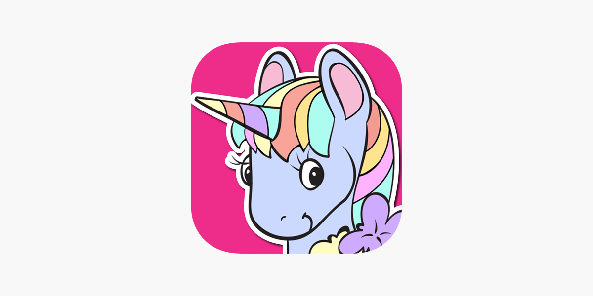 Cute Unicorn Coloring Book - Volume 1