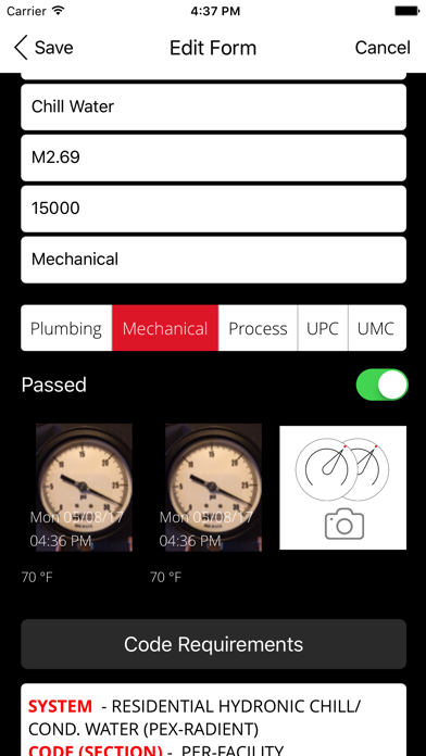Inspection Cx Pro App Screenshot