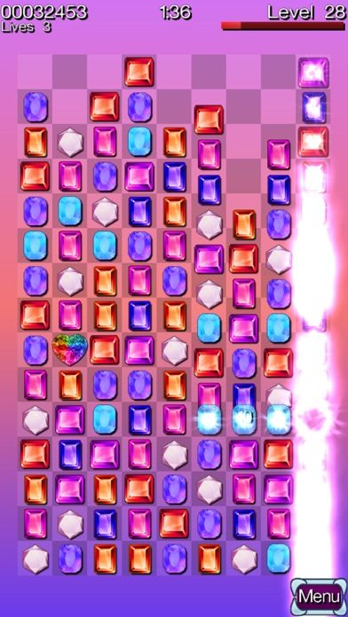 Screenshot #2 pour Diamond Stacks - Connect gems