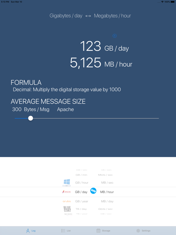 Logcaliper iPad screenshot 1 - Utilities app