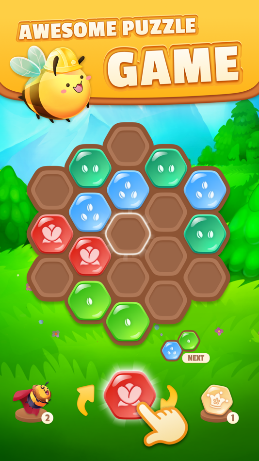 #1. Bee Merge (iOS) 由: Mousetrap Games