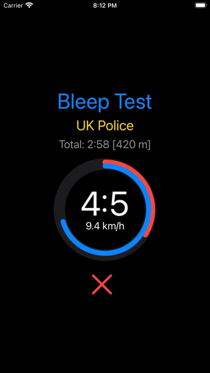 Bleep Test UK Police