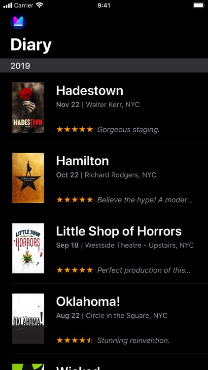 Mezzanine Theater Diary screenshot-7