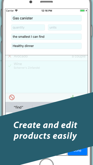 Buy easy - grocery list maker Screenshot