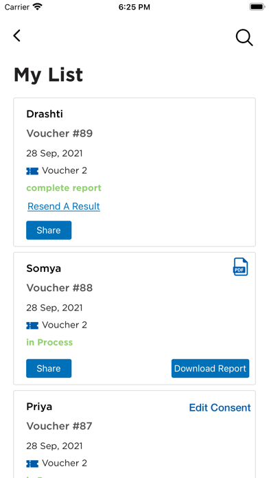 SmartHealth HCP Screenshot