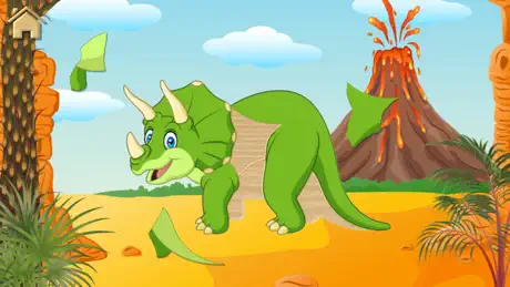 Dinosaurios puzzle juego niños