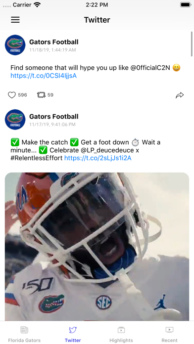 College Football Talk Scores Screenshot
