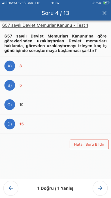 657 Soru Bankası Screenshot