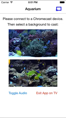 Game screenshot Aquarium on TV for Chromecast apk