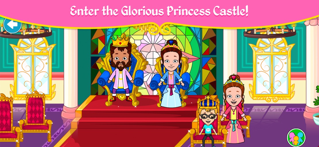 Tizi Princess Home Design Game screenshot