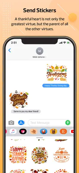 Game screenshot Thanksgiving Stickers! hack