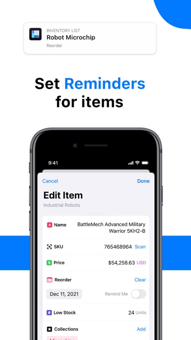 Screenshot #8 for Inventory List Tracker