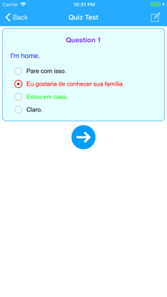 Learn Portuguese Phrases Lite screenshot 4