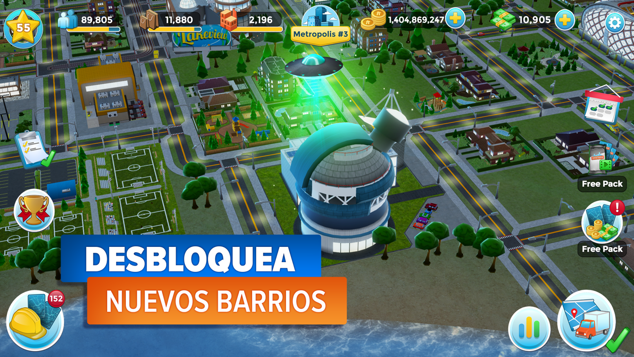 Citytopia® Build Your Own City iOS Mod IPA screenshot 2 - iOS game interface