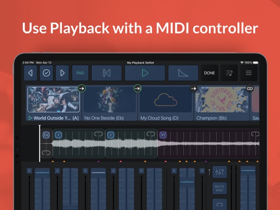 Playback iPad screenshot 7 - Music app