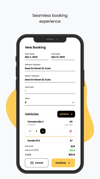 Dewa Rental Bali Screenshot