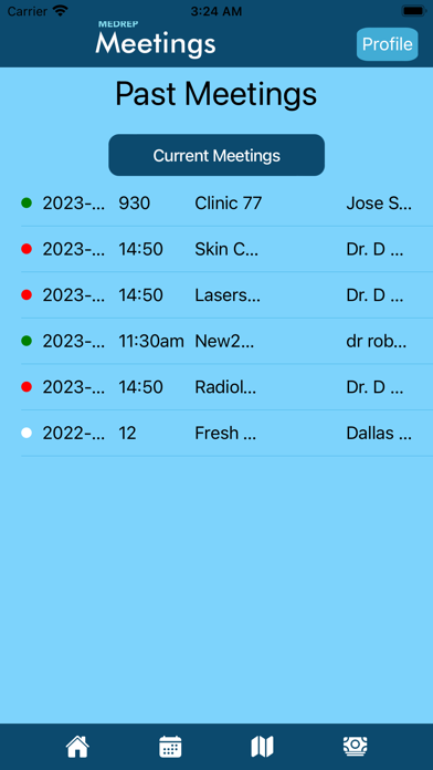 MedRepMeeting Screenshot