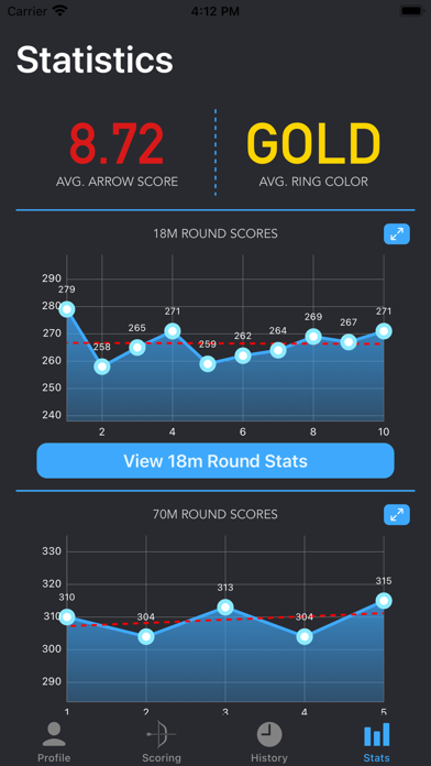 Rise - Archery Scoring Tracker Screenshot