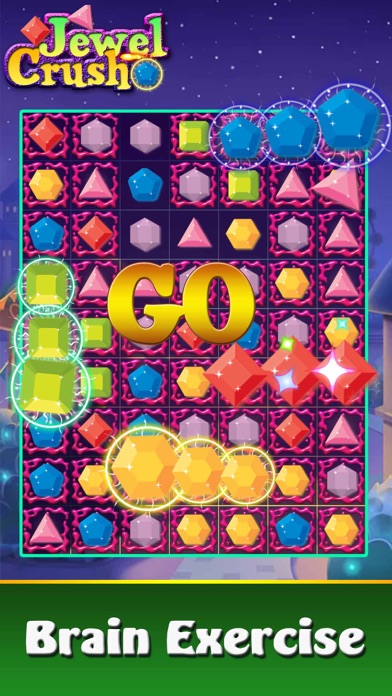 Jewel Crush：Crush Fever Game Screenshot