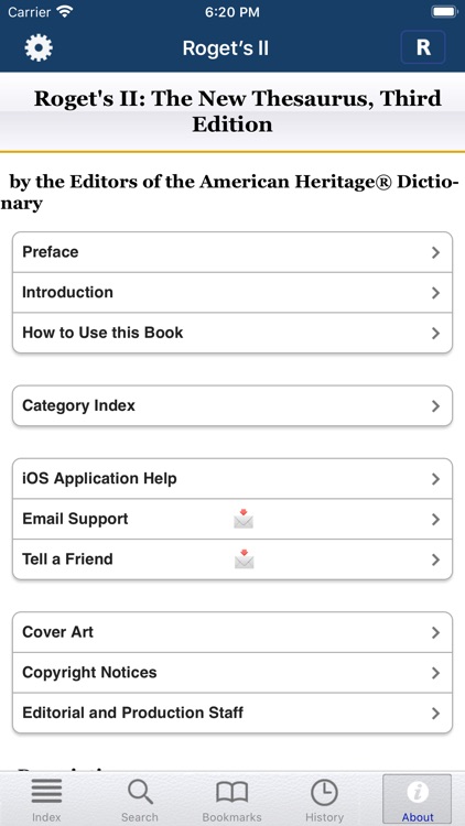 Roget's II: New Thesaurus screenshot-6