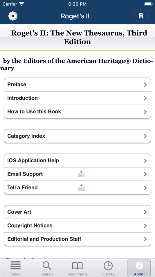 #7. Roget's II: New Thesaurus (macOS) 由: Enfour, Inc.