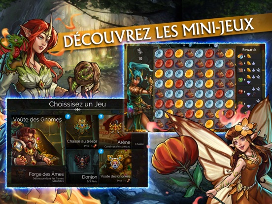 Screenshot #6 pour Gems of War: Stratégie Match 3