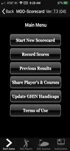 MGO-Scorecard screenshot #1 for iPhone