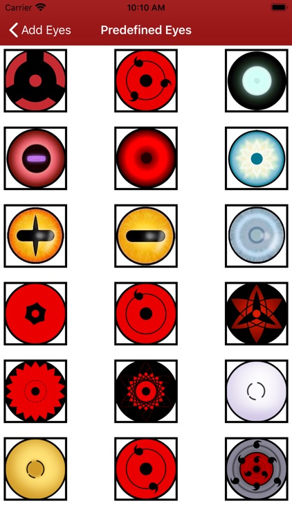 Sharingan Eye - Change Color screenshot-3