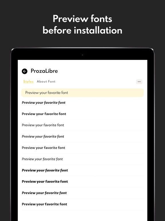 Fonts for iPhones & iPads screenshot 4