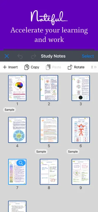 Noteful: Screenshot 8 von 8