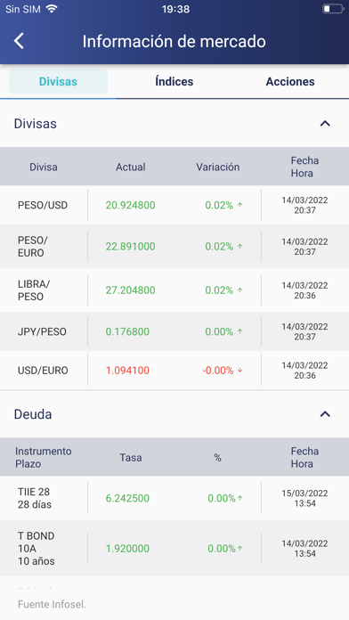 Valmex Móvil Screenshot