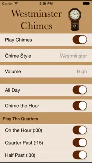 westminster chimes full iphone screenshot 1