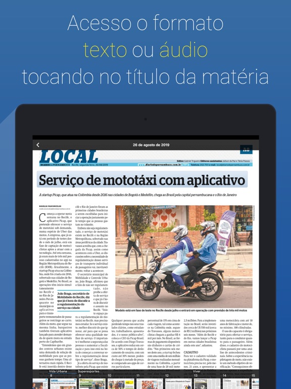 DP Digital iPad screenshot 4 - News app