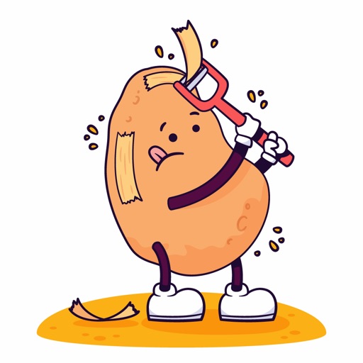 Animated Potato Stickers