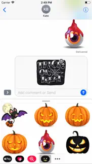horror halloween stickers iphone screenshot 2