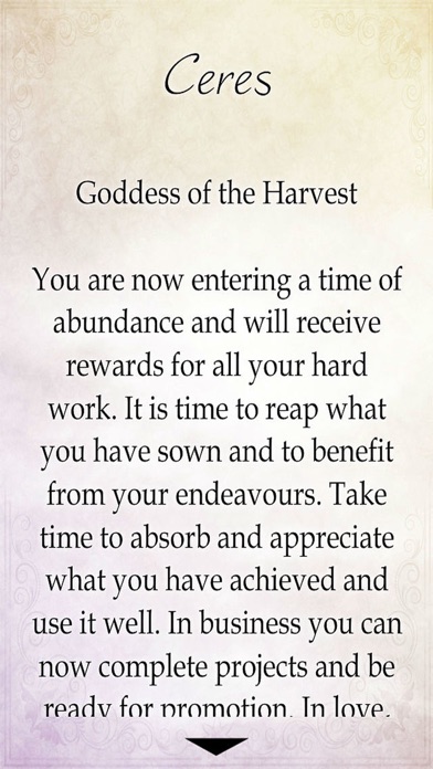 Screenshot #3 pour Goddess Enchantment Oracle