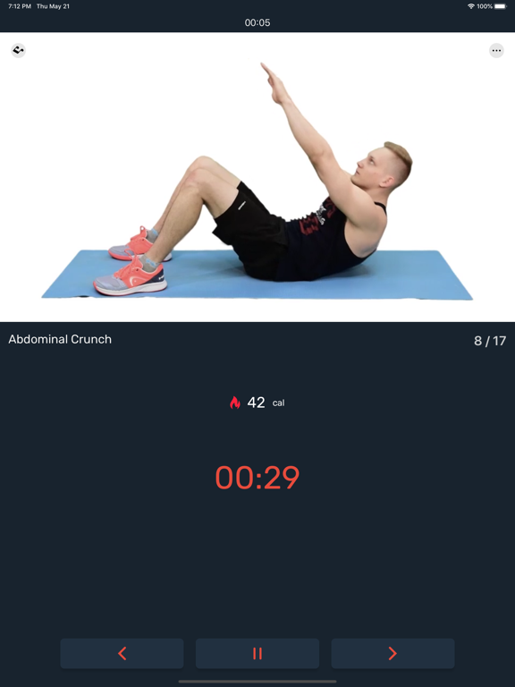 Arm coach - biceps, triceps iPad screenshot 2 - Health & Fitness app