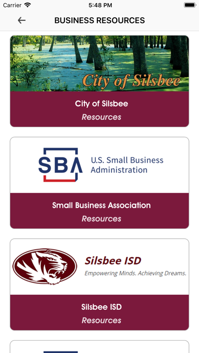 Silsbee Chamber Screenshot