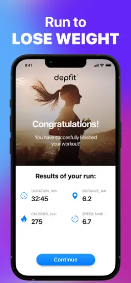 Game screenshot Weight Loss Running by Depfit mod apk