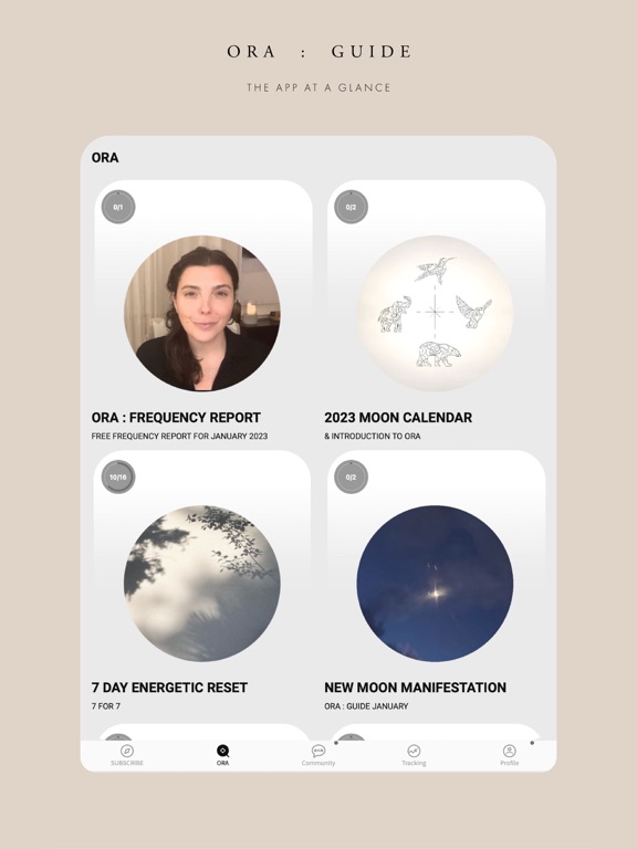 ORA GUIDE iPad screenshot 3 - Lifestyle app