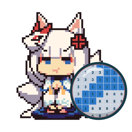 Anime Color By Number PixelArt Icon