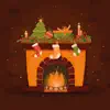 Cozy Christmas Fireplace. delete, cancel