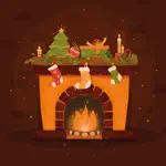 Cozy Christmas Fireplace. App Contact