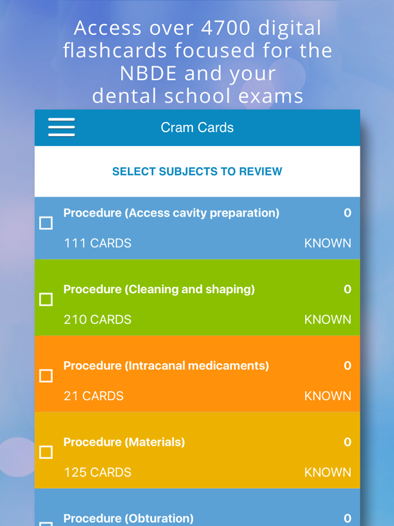 Screenshot #4 pour Endodontics Cram Cards